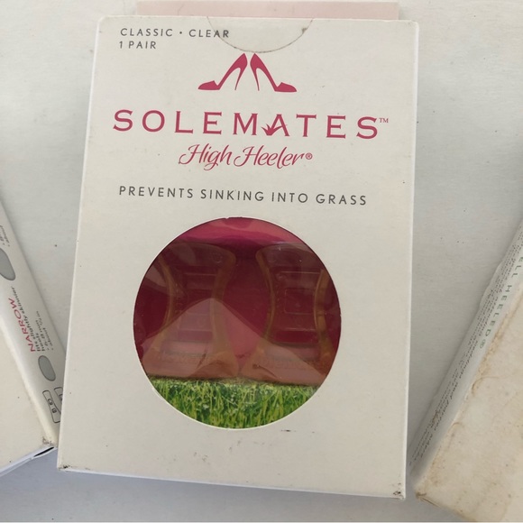 SOLEMATES HIGH HEEL PROTECTORS SET OF 3 NWT - Picture 5 of 16